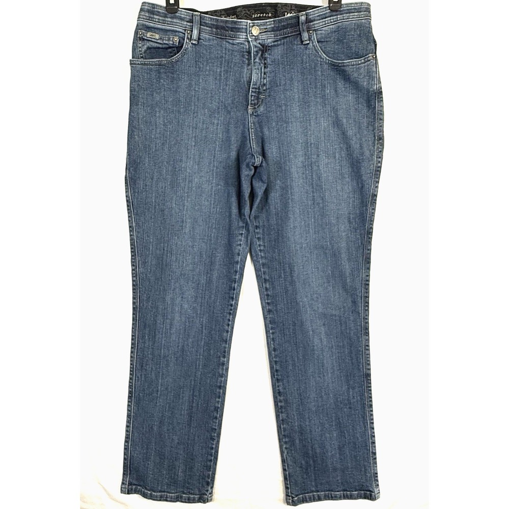 Lee Comfort Waist Band Women's‎ (38 x 30 inches) Med Jeans Stretch